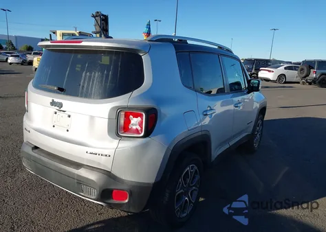 2016 Jeep Renegade Limited from USA, damaged, VIN ZACCJBDT5GPD51565